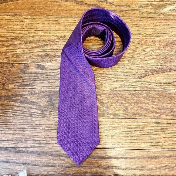 Brooks Brothers 346 | Men’s Purple Silk Luxury Tie One Size - Picture 1 of 4